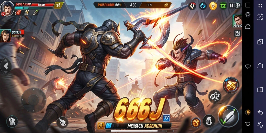 Screenshot permainan <strong>666J</strong> menampilkan aksi seru dan visual yang menarik.