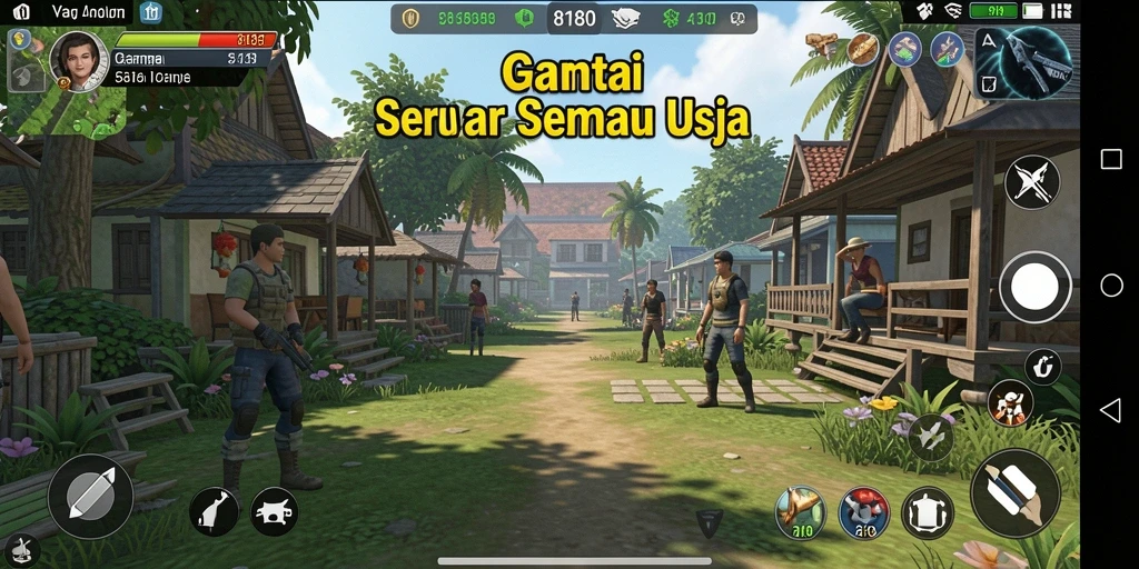 Tampilan gameplay menarik dari 8180 yang membuat pemain betah.