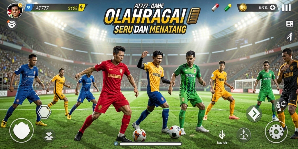 Tampilan gameplay AT777 yang penuh aksi dalam berbagai olahraga.