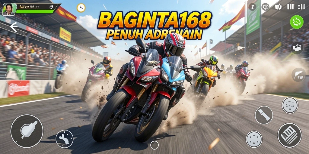 Tampilan gameplay seru BALAPAN MOTOR dengan grafik menawan.