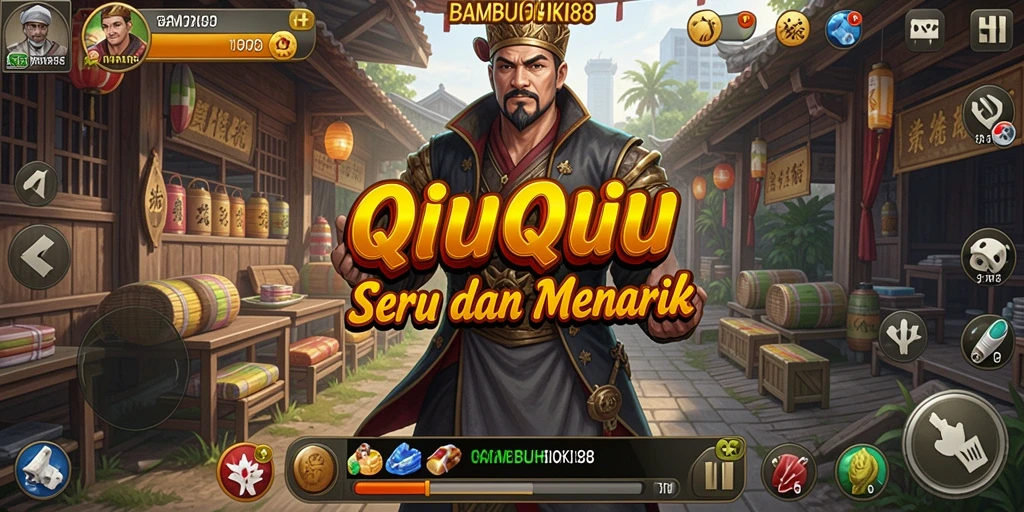 Tampilan gameplay seru dalam BAMBUHOKI88 yang penuh strategi.