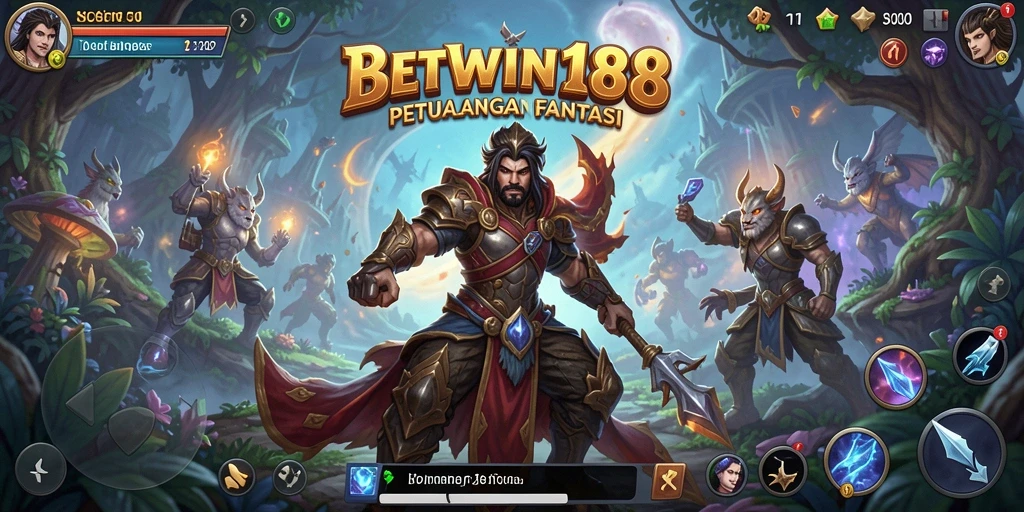Tampilan gameplay BETWIN188 yang mengasyikkan di dunia fantasi.