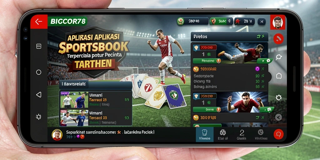 Tampilan menarik dari gameplay Sportsbook di BIGCOR78.