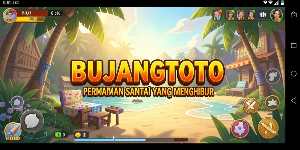 Tampilan gameplay seru dari BUJANGTOTO yang penuh warna.