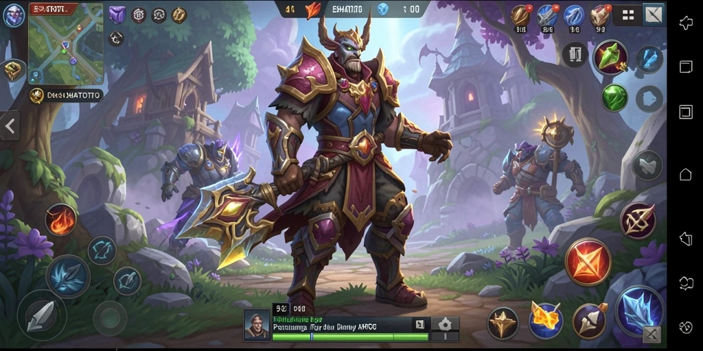 Screenshot gameplay ESHATOTO dengan pertarungan yang intens.