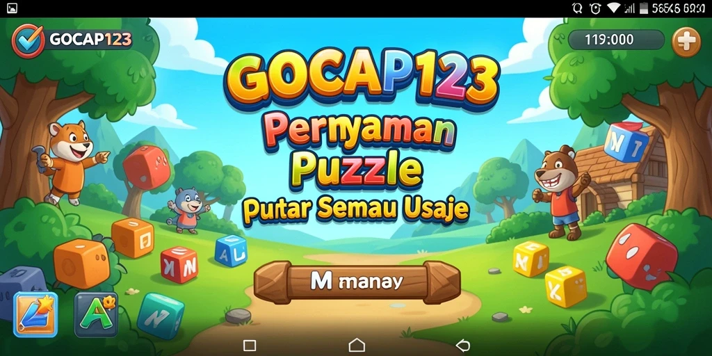 Tangkapan layar GOCAP123 menunjukkan gameplay puzzle yang menantang.