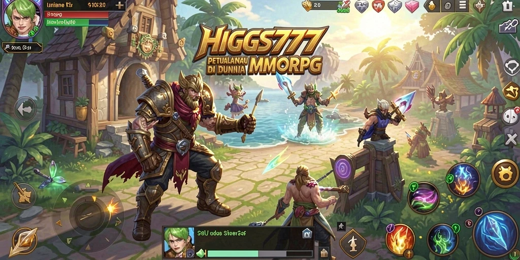 Gameplay seru di dunia fantasi HIGGS777 yang memikat.