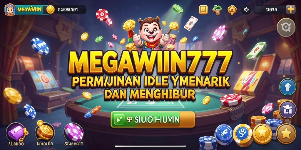 Tampilan gameplay seru dan interaksi santai di MEGAWIN777.