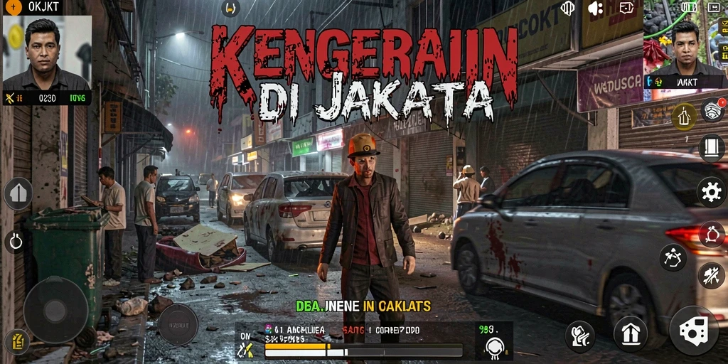 Screenshot menampilkan gameplay seru dengan suasana Horror yang mencekam.