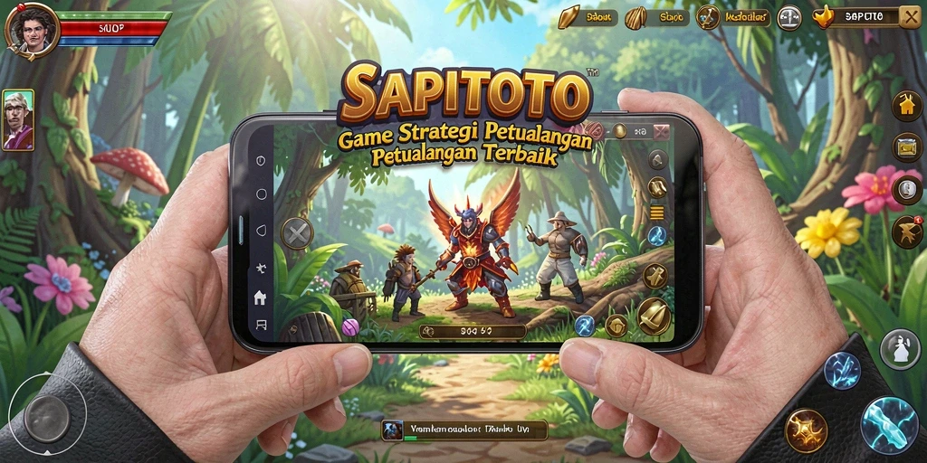 Screenshot gameplay SAPITOTO dengan tampilan strategis yang penuh aksi.