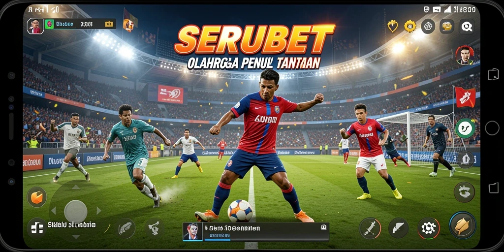 Tampilan gameplay SERUBET yang penuh aksi dan interaksi.
