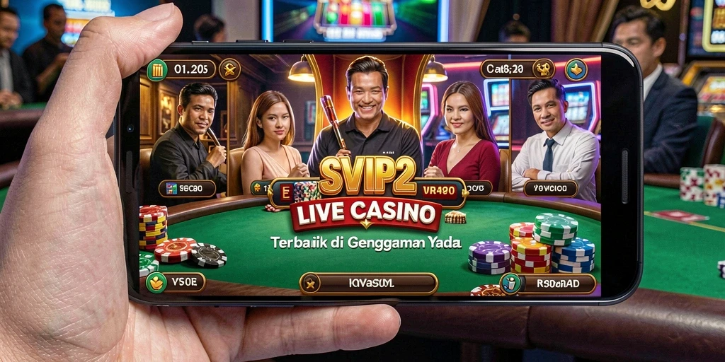 Tampilan gameplay Live Casino SVIP2 yang menegangkan dan menarik.