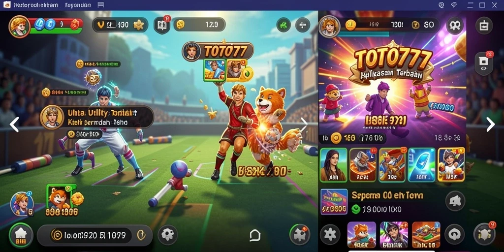 Screenshot utama TOTO777 menampilkan antarmuka aplikasi yang intuitif dan mudah digunakan.