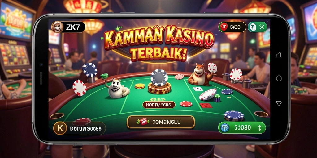 Screenshot gameplay ZK7 yang menunjukkan keseruan bermain Kasino.